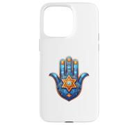 Hamsa con Estrella de David Carcasa para iPhone 15 Pro Max
