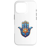 Hamsa con Estrella de David Carcasa para iPhone 16 Pro