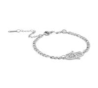 Hamsa mano de Fátima pulsera amuleto tobillo cadena tobillera ajustable colgante brazalete encanto acero inoxidable joyería regalo mujeres niñas