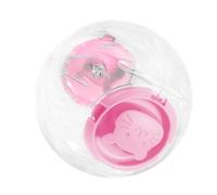 Hamster Ball Large | 18cm X 18cm Clear Large Silent Safe Portable Toys | Travel-Friendly Design Clear Hamster Cage - For Pet Guinea Gerbil Ferret Chinchilla Hedgehog Gecko Glider Badger Bath Home
