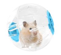 Hamster Ball, Running Exercise Ball for Small Pets, Interactive Fitness Toy for Hamsters Gerbils Mice, Transparent Rolling Ball for Indoor Cage Floor Exploration or Outdoor