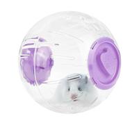 Hamster Ball, Transparent Chinchilla Cage Toy, Breathable Small Animal Ball, Ventilation Holes Design, ABS Build, 16cm Size for Pet Floor Exploration and Exercise