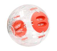 Hamster Ball, Transparent Interactive Mice Ball, 6.3 Inches Adorable Silent Small Pet Toy, Ventilated Balls for Guinea Pigs, Mice, Chinchillas, Gerbils, Ferrets, Kids and Family