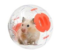 Hamster Ball, Transparent Silent Interactive, 6.3in Mice Ball, Ventilated Design, Cute Small Pet Toy for Guinea Pigs, Mice, Chinchillas, Gerbils, Ferrets, Kids, Family