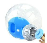 Hamster Balls to Run In, Transparent Dwarf Hamster Games Running Wheel, Silent Fun Activity Toy and Exercise Chinchilla Wheel for Small Pets, 4.72 Inches
