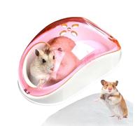 Hamster Bath Tub, Transparent Hamster Bath, Dustproof Hamster Sand Box, Large Hamster Bathroom, Multifunctional Bath House, Hamster Bath House, Pet Sand Bath Tub, Spacious Safe Bath for Hamster
