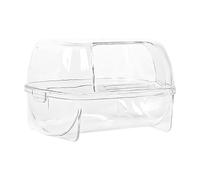 Hamster Bathroom House, Transparent Small Animal Habitat, Small Animal Habitat Decor, Digging Sand Container, Hamster Sand Bath Container, Easy To Use, Portable for Hamsters Gerbils Small Animals