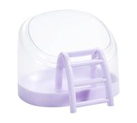 Hamster Bathtub, Animal Toilet Sand Tub, Anti-Slip Bath Container, Sand Bath Box with Ladder for Animals, Comfortable Bathing Experience for Hamsters and Small Pets