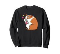 Hámster Bebiendo té de Burbujas Kawaii Lindo Divertido Sudadera