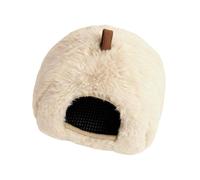 Hamster Bed Cave, 15 x 15 x 15 cm Effortless Warm Removable Padding Non-Slip | Space-Saving Hamster House Plush Bed,for Chinchilla Squirrel Gerbil Resting Playing Sleeping Balcony Classroom Apartment