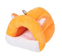 Hamster Bed | Golden Bears Sleeping Bed | Pet Winter House | Warm Bed for Small Animals | Cozy Hamster Nest | Surround Wrapping Warmer and More Comfortable and Create a Soft and Snug Environment