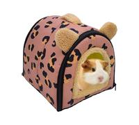 Hamster Bed Rabbit House, Hedgehog Bed Cave, Warm Plush Bunny Bed For Winte, Small Animals Cage Supplies Warm,Cute Hedgehog House, Multipurpose Ferret Nest For Sugar Glider, Hamsters, Hedgehogs, Bunny