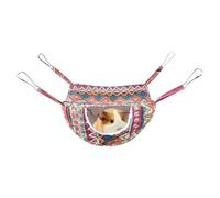 Hamster Bed, Small Animal Cage Accessory, Soft Arctic Velvet Fabric, Ferret Hammock, Hardware Hooks, (211511cm), Perfect for Ferrets, Hamsters, Chinchillas, Sugar Gliders