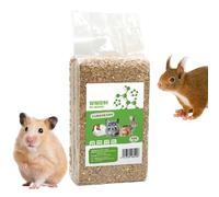 Hamster Bedding, Natural Odor Control Material, Gerbil Cage Liner, 5.91x9.84 Inches, Soft Terrarium Substrate, Ideal for Bird, Ferret, Hedgehog, Chinchilla, Chicken, Small Pet