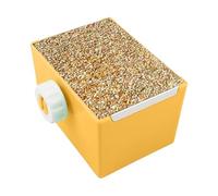Hamster Bowl, Fixable Treat and Water Dispenser, Small Animal Food Dish, Sturdy & Stable for Dwarf Syrian Hamsters, Gerbils, Mice, Degus, and Other Pets, 7.5x6.5x10.5 cm