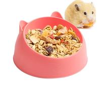Hamster Bowl, Guinea Pig Food Bowl, ABS Material, Non-Tip Design, Bread and Water Dish For Small Animals, Prevent Tipping, Ideal For Hamsters, Guinea Pigs, Rabbits, 5.12x2.68 In, 1 Unit