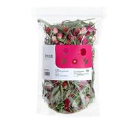 Hamster Cage Bedding, Dried Flower Bedding, Hamster Habitat Decor, Natural Sprays Pet Accessories, Odor Control, Eco Friendly, Soft and Comfortable, 100g,