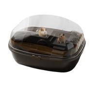 Hamster Cage - Dwarf Hamster Cage,Transparent Large Acrylic | Tank for Gerbils, Mice and Other Small Animals, Includes Water Bottle, Exercise Wheel, out
