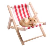 Hamster Cage Lounger | Small Animals Furniture | Pet Lounger Hamster Chair | Mini Animal Seating Accessory | Resting Playing Sleeping Area | Chinchilla Squirrel Gerbil Balcony Bedroom Apartment L