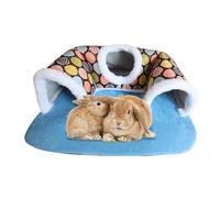 Hamster Cage Tunnels - Convenient Detachable Soft, Ferrets Tunnel House for Dutch Rabbits Hedgehogs Birds Bearded Dragons Ferrets Hamsters Chinchillas, 14.96x9.84x5.91 Inches