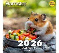 Hamster Calendar 2026: Monthly snapshots of tiny adventures and cozy habitats
