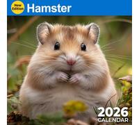Hamster Calendar 2026: Monthly snapshots of tiny adventures and cozy habitats