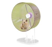 Hamster Calma Rueda, Animales Ruedas Ejercicio - Acrílico Ejercicio Silencioso Animales Spinner Accesorios para Gerbil Enano Hamster Sirio Dándoles La Libertad De Mantener Una Buena Y V