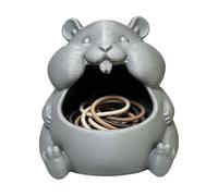 Hamster Candy Bowl Dish, Cute Decorative Trinket, 2.64x2.76 inches Organizer Tray Small Jewelry Storage Plate Holder, Desk Nightstand Catchall Container, Mini Vanity Accent Decor, for Home Office Use