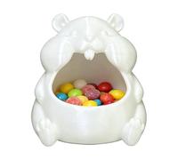 Hamster Candy Tray, Cute Storage Bowl, Entryway Organizer with Decorative Finish, Vanity Dish with Compact Utility, 2.64x2.76 inches Household Accessory, Creative Fixture for Jewelry Keys Desk Bedside
