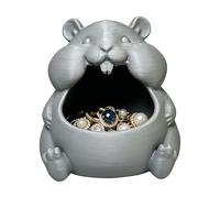 Hamster Candy Tray, Cute Storage Bowl, Entryway Organizer with Decorative Finish, Vanity Dish with Compact Utility, 2.64x2.76 inches Household Accessory, Creative Fixture for Jewelry Keys Desk Bedside