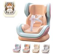 Hamster Car Seat, Hamster Car Seat Vent Mount, Adjustable Small Animal Safety Carrier with Secure Buckle for Hamsters Guinea Pigs Small Animals (Grapefruit Color)
