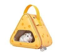 Hamster Carrier Bag, Animal Transport Handbag, 21.5x19x13cm Portable Pet Carrier with Breathable Feature, Small Animal Bag with Soft Build, Durable Style with Secure Design, Travel Case for Pets