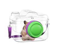 Hamster Carrier Bag, Camera Shape Pet Travel Cage, Bunny Chinchilla Portable Case for Secure Transport, Transpirable Ventilation Design with Durable Structure, Small Animal Accessories, Travel Carrier