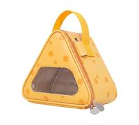 Hamster Carrier Bag - PU 21.5x19x13cm Small Pet Transport Tote, Portable Animal Travel Carrier | Gerbil Chinchilla Guinea Pig Hedgehog Bunny Ferret Outing Carry Bag Use