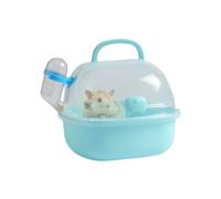 Hamster Carrier Cage 7.87x7.09 Inches | Hamster Travel Bag | Breathable HamsterOutdoor Box with Water Bottle For Small Pets, Mice