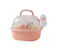 Hamster Carrier Cage 7.87x7.09 Inches | Hamster Travel Bag | Breathable HamsterOutdoor Box with Water Bottle For Small Pets, Mice