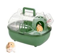 Hamster Carrier Cage - Portable Hamsters Travel Cage with Water Bottle