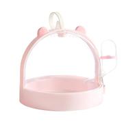 Hamster Carrier Cage, Small Pet Travel Carrier, Portable Pet Cage, Ventilated Hamster Carrier with Water Bottle, Portable Outdoor Cage, 7.17x7.17x6.22 Inches for Hamsters and Small Pets