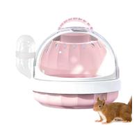 Hamster Carrying Case - Animal Cage | Glider Carrier - Portable Travel Animal Cage Hamster Sugar Glider Squirrel Breathable Panoramic Pet Carrier Ideal For Trips Outdoor Use