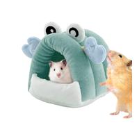 Hamster Casita | Hábitat Interior para Mascotas Pequeñas - Recinto con Lecho en Forma de de Cobertura Completa para Hámsteres y Roedores