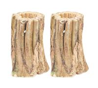 Hamster Chew Sticks - Juguetes de masticación natural para animales naturales, golosinas de madera | 2x golosinas de masticación de conejo de madera, juguetes de masticación seguros para los