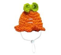 Hamster Clothing, Knitted Hamster Hat, Colorful Animal Clothes with Adjustable Drawstring, Soft Costume Accessories for Lizard, Small Pets, 1.18x1.57 Inches
