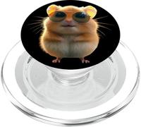 Hámster con Gafas de Sol Campo de Roedores Hámster Lindo PopSockets PopGrip para MagSafe