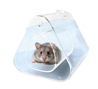 Hamster Cooling House - Pets Cooler Caves, Full Transparent Instant Cooling Waterproof Safe Cave, Small Animal Habitat Cage Decorations | For Home Dorm Office Apartment Balcony Bedroom