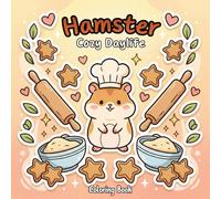 Hamster Cozy Daylife: Coloring Book For Kids And Adults, Easy Designs Of Adorable Animals Enjoying Cozy Daily Life, A Relaxing And Fun Activity To Relieve Stress And Creativity For All Ages.