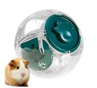 Hamster Exercise Ball, Fitness Running Wheel for Small Pets, Breathable Portable Cage Accessory, Multifunctional Rolling Toy for Hamsters Gerbils Mice, (1PC Clear), For Fun Playtime with Kids Teens