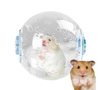 Hamster Exercise Ball - Portable Running Sphere, Breathable Ventilation Design, Lightweight Pet Cage Toy | Small Activity Wheel For Family Kids Girls Boys Teen Adults Playtime