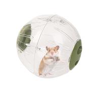 Hamster Exercise Ball - Safe Pet Running Toy, Quiet Chinchilla Workout Sphere | Breathable Transparent Playing Globe, Sturdy Hygienic Activity Accessory for Dwarf Hamsters, Mice, Fun