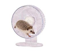 Hamster Exercise Wheel - Super with Adjustable Stand | Double Bearing Quiet Running Wheel For Syrian Dwarf Hamsters, Gerbils, Mice, Hedgehogs | Pet Habitat Accessory