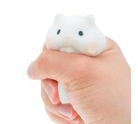 Hamster Fidget Toy, Realistic Soft Ball, Cute Device with Squeeze Style, Toy for Kids Adults, Play Aid, Practical Support for Teens Offices Classroom Commuting Relaxation Calm Down Study